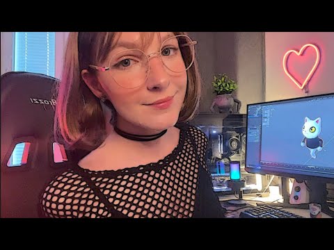 асмр Кибер любовь 💗 Персональное внимание от твоей IT-девушки 👾