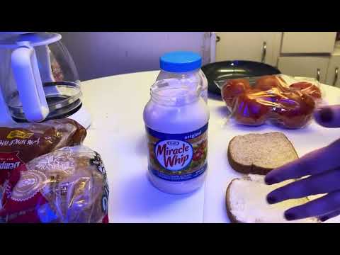 Making Sandwiches in July (ASMR) a slice of Home 🏠 W/ Crinkles absolutely No Talking!