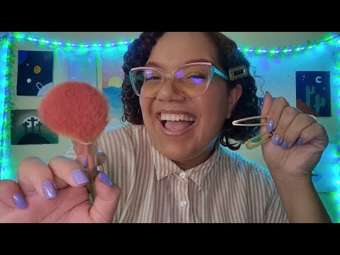 ASMR ARRUMANDO VOCÊ para o ANIVERSÁRIO DO CANAL 🎉💕