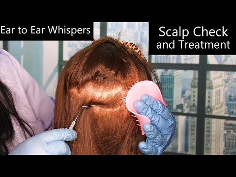 ASMR Scalp Check and Treatment (Ear to Ear Whispers, Scalp Massage, Medical Instruments) Medical RP