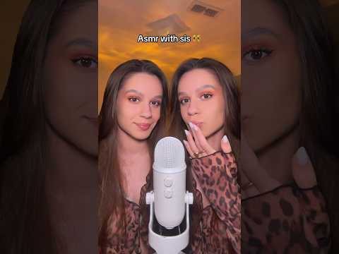 ASMR WITH MY TWIN👯‍♀️❤️ #asmrvideo #tingly #asmrtriggers #relax #tingles #asmrvideos #asmrcommunity