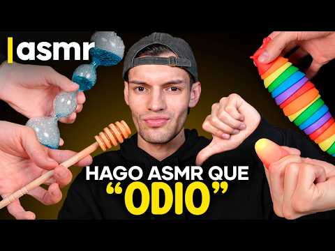 ASMR PARA DORMIR con sonidos que ODIO hacer