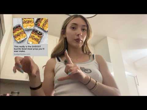 meal prep for the week w me 😋💪🍴 ~ asmr-ish soft spoken, lofi