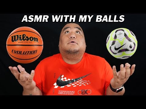 ASMR With My Balls 🏀⚾ Relaxing Tapping, Scratching etc!
