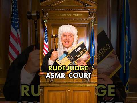 The ASMR Court Says... YOU'RE GUILTY! 👀 | #ASMR