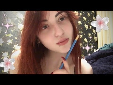 асмр ты мой скетчбук ￼🌸 рисую на тебе ^~^ 