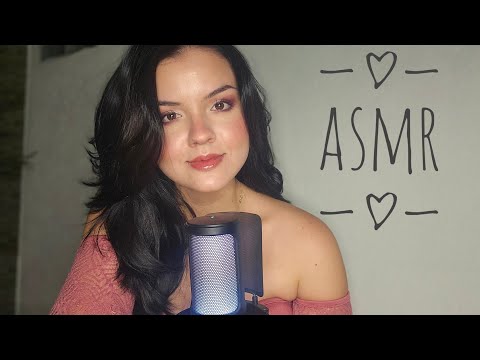 ASMR - ME MAQUIANDO💄VOZ SUAVE + SONS DE OBJETOS + SUSSURO