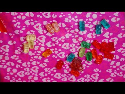 ASMR Gummy Bears Eating Sounds