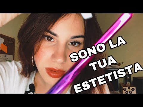 ASMR - ESTETISTA TI FA LE SOPRACCIGLIA!