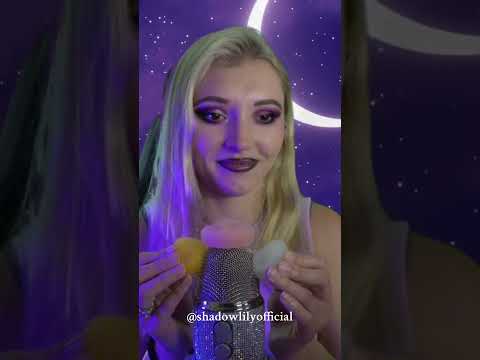 Rapid fire ASMR. How many ASMR triggers did you count? #asmr #triggersforsleep #satisfyingasmr