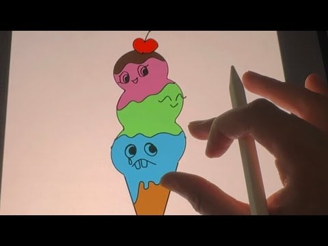 Let’s draw together asmr  