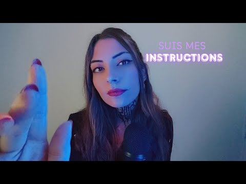 ASMR | SUIS MES INSTRUCTIONS ( POUR T'ENDORMIR) 😴