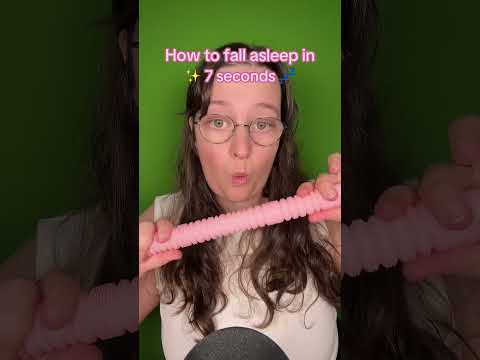 How to fall asleep in 7 seconds #asmr #asmrsounds #asmrrelax #asmrtingles #asmrsleep #relax