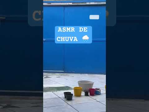 ASMR COM CHUVA #asmr #relax #asmrsounds #satisfying #relaxing #relax #rain #chuva