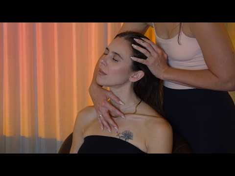 Your new favorite video to fall asleep to✨🫠 ASMR deeply satisfying massage & tingly touch (Whispers)
