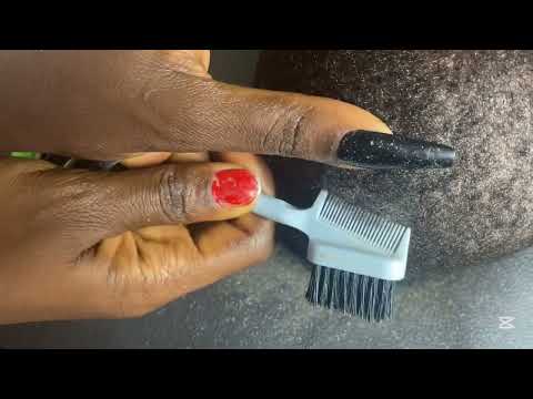 ASMR FAST AND AGGRESSIVE HEAD SCRATCHING OF DANDRUFF INTENSE DANDRUFF REMOVAL ON A BALD HEAD