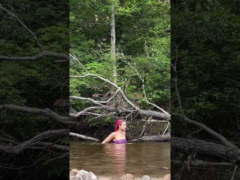 Come take a dip in the river with me🏕️