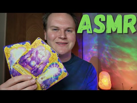 ASMR💕Angel Oracle Card Reading + Crystal Healing💕 (Angel Info, Music, Soft Spoken)