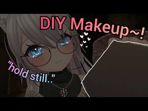 asmr | best friend does your makeup! (and screws up)