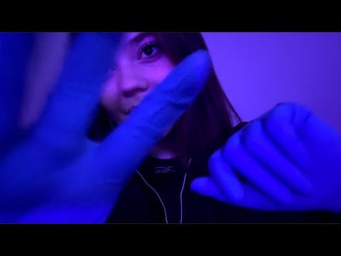 BEST Latex Glove sounds ASMR + Light triggers! 🧤