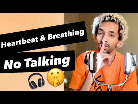 (ASMR) Heartbeat and Ear Blowing. No Talking 🤫