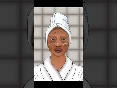 Homeless girl makeover animation, makeup ASMR transformation,#animation #asmrsounds #asmr #trending