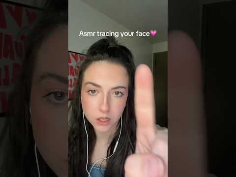 Tracing your face #asmr #beginnerasmr #asmrsounds #asmrwhisper #asmrcommunity #relaxing #asmrvideo