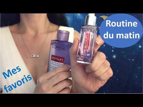 ASMR * Ma routine du matin * soin visage * shampoing * make up