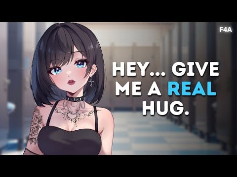 Goth Girl Finds You Crying in the Bathroom 😭 | Depressed Listener | Bullied | Hugging You Tight