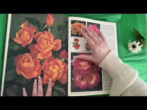 ASMR | Page Flipping Gardening Book, Soft Spoken