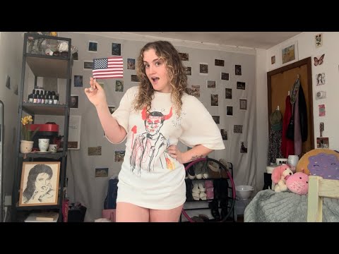 Personal Attention Roleplay happy bday mr. president! ASMR grwm (explaining authoritarianism satire)