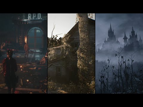 Resident Evil ASMR Gameplay - RE2 Remake, RE7 Biohazard, RE8 Village