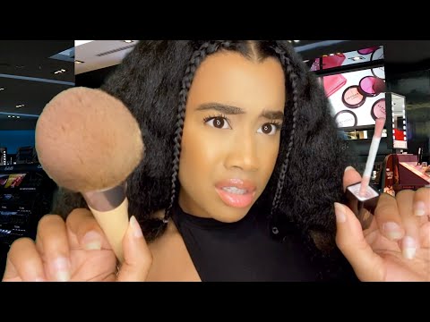 ASMR Fast & Aggressive Make-up Application | Rude Make-up Artist Role-play P2⚡️💄