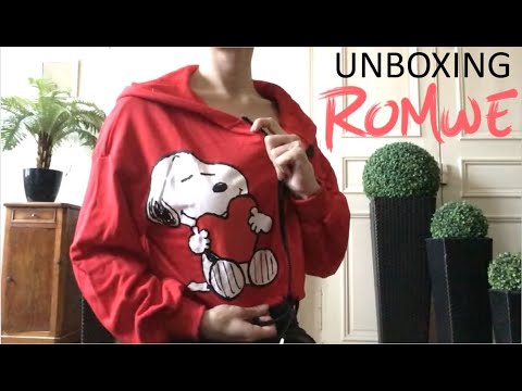 ASMR * Unboxing Romwe partie 2 * de belles trouvailles !