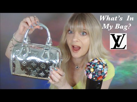 ASMR Gum Chewing What's In My New LV Bag