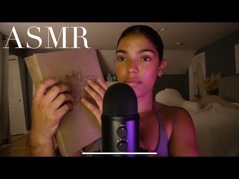 ASMR Bible reading + life update (soft whispering/ mic sounds) 