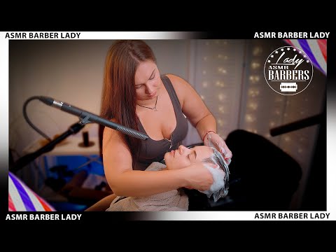 💈 ASMR Scalp and Hair Massage by Barber Lady Alyona