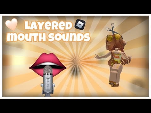 Layered mouth sounds no talking|| playing tower of coffee ROBLOX⭐️☕️