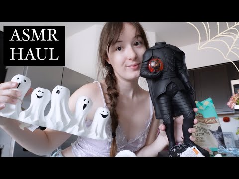 ASMR haul + chatting 🎃💀