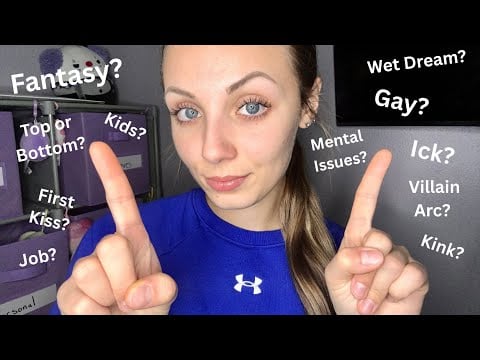 ASMR Asking You 100 Unhinged Personal Questions! 🤔