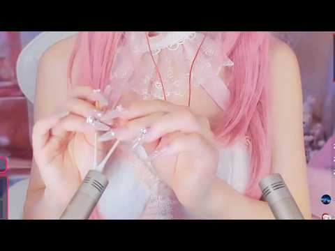ASMR Roleplay 💖 Maid + Hatsune Miku Deep Sleep Nails
