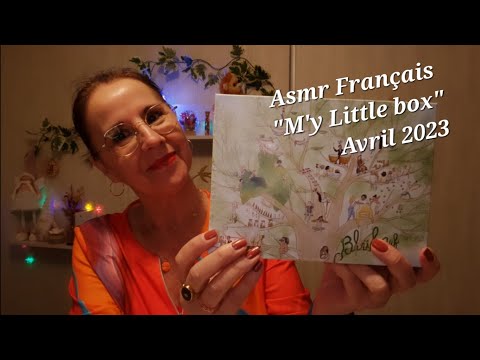 Asmr Français, M'y Little box du mois d'avril 2023, mon lien de parrainage dans la description 🙂