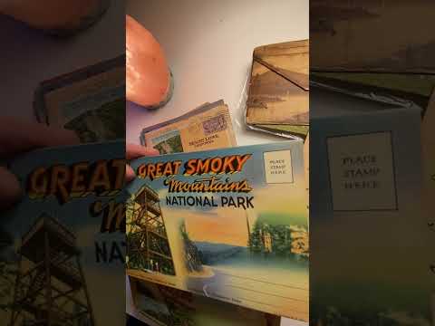 Sorting postcards - paper sounds
