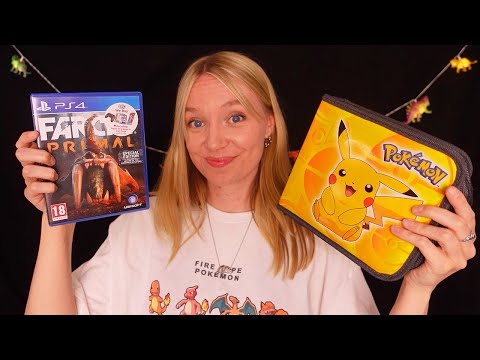 ASMR Geeky Triggers + Gum Chewing (Whispered)