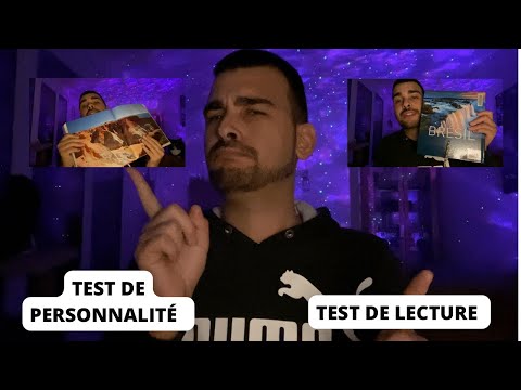 [ASMR] Test de personnalité 🆚 Test de lecture 🏆