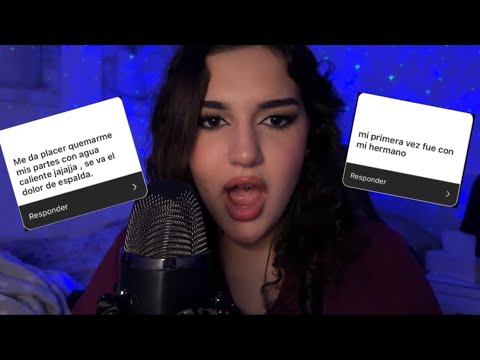 ASMR CONFESIONES DE SEGUIDORES 😱😳