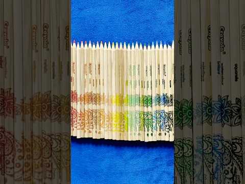 ASMR colored pencils 🎨✏️ #asmr #coloringbook #asmrsounds