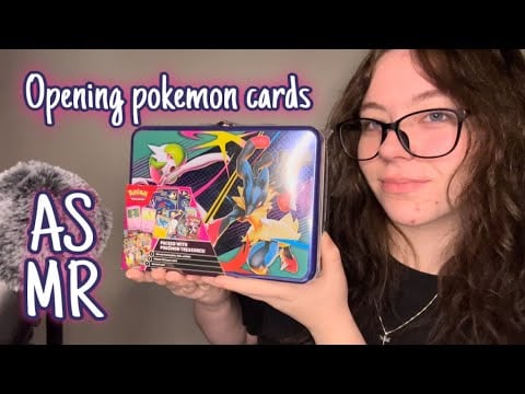 ASMR Pokemon tin opening | Collectors chest 