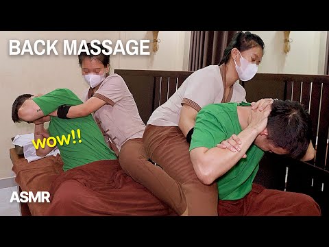 ASMR 😊 SUPER RELAXING hand, foot and back massage 👍 No talking for sleep