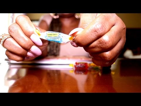 CANDY ASMR Eating Sounds SOFT Spoken /Jolly Rancher